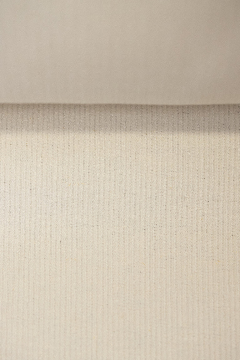 1 Yard Off-White Linen Cotton Blend Corduroy Durable Apparel Fabric 57" Width