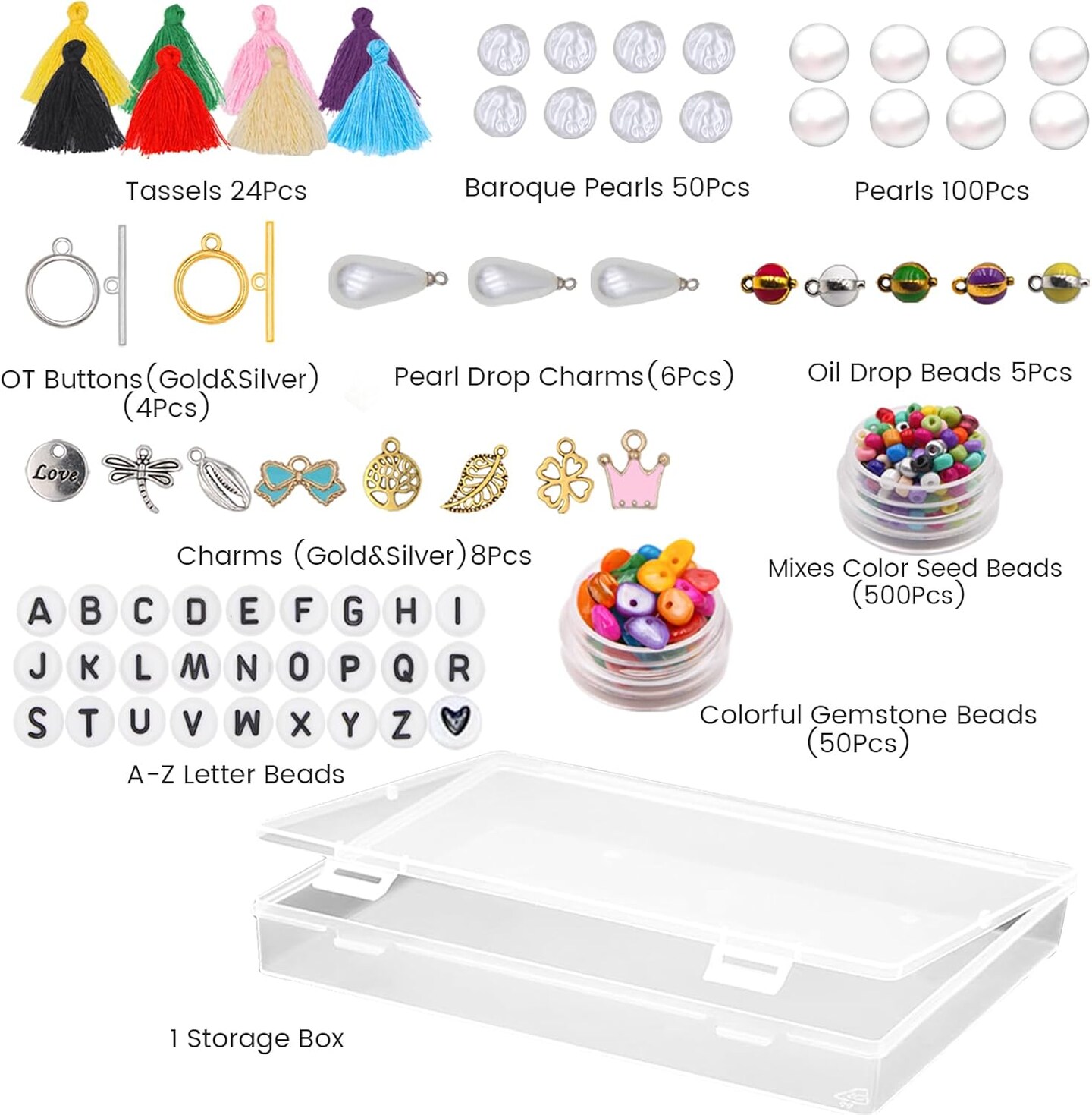 Jewelry Findings Kit with Jewelry Tools &#x26; Premium Jewelry Making Supplies
