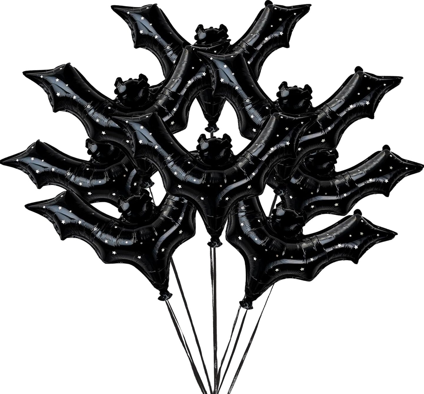Bat Balloons Black Halloween Decorations