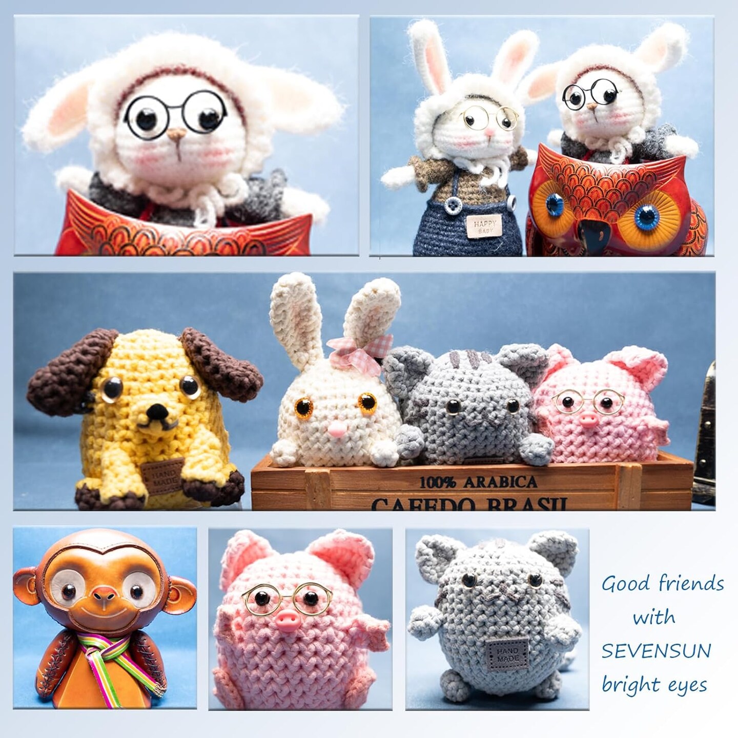 266 PCS Safety Eyes for Crocheting