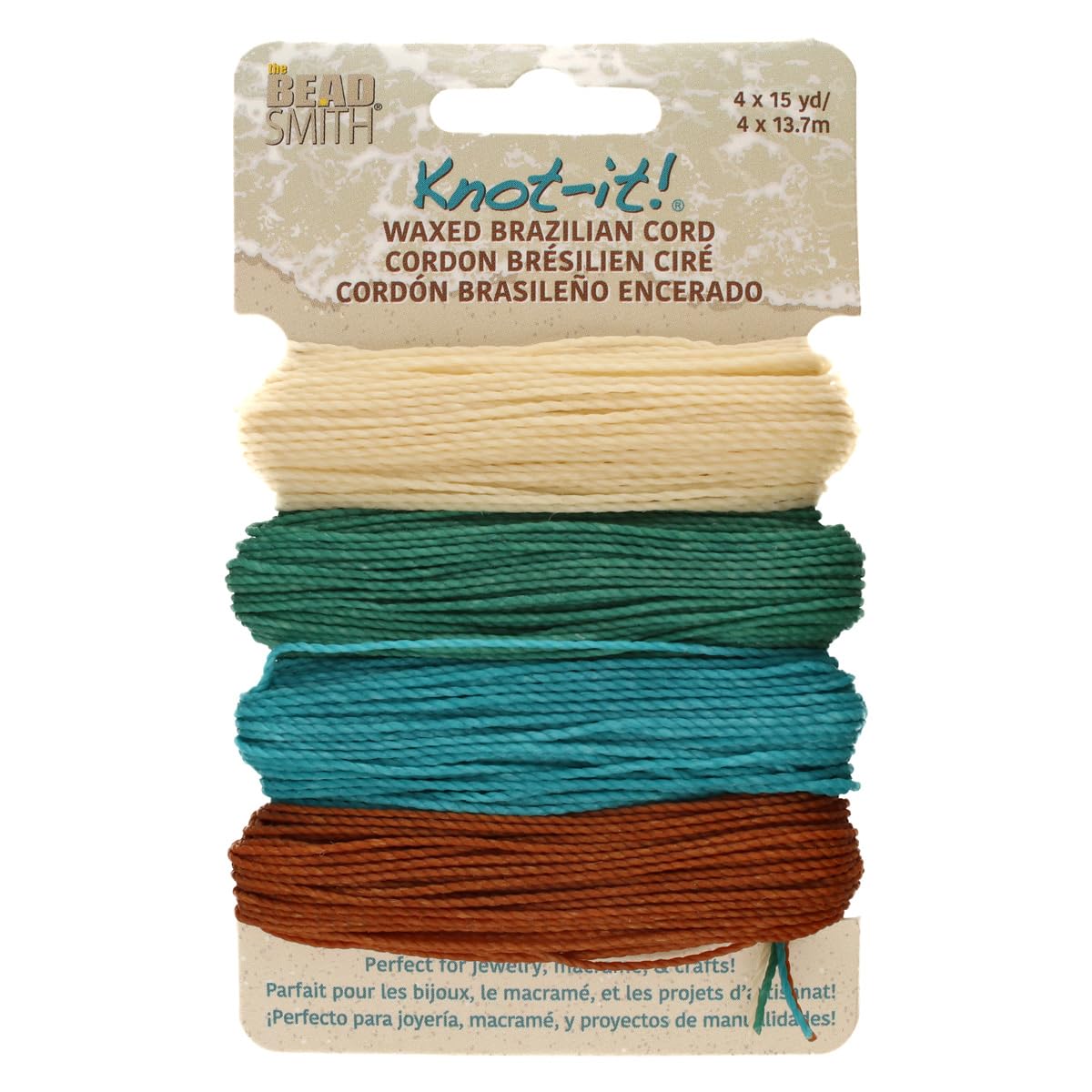 The Beadsmith Brazillian Waxed Cord Mix