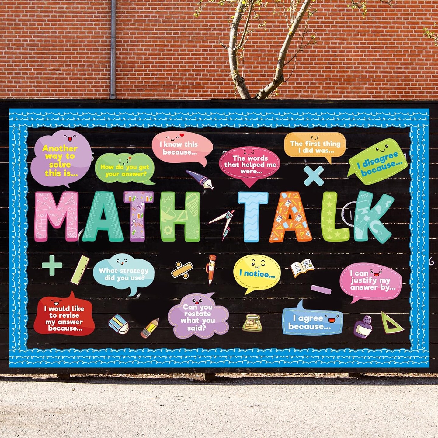 Math Talk for Classroom Decorations