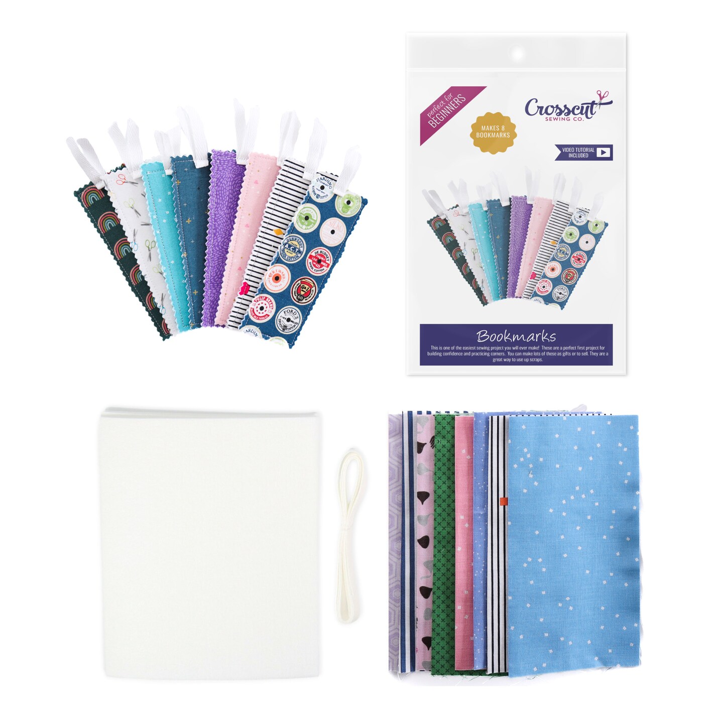 Crosscut Sewing Co. Beginner Sewing Kit Bundle