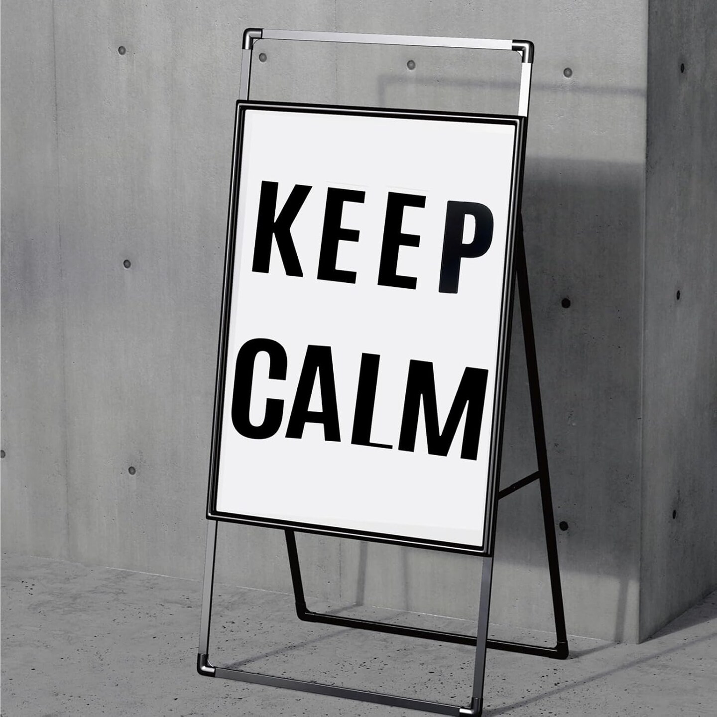 12 Sheet Large Letter Stickers (Black) 8.66 x 7.48 x 0.2 inches