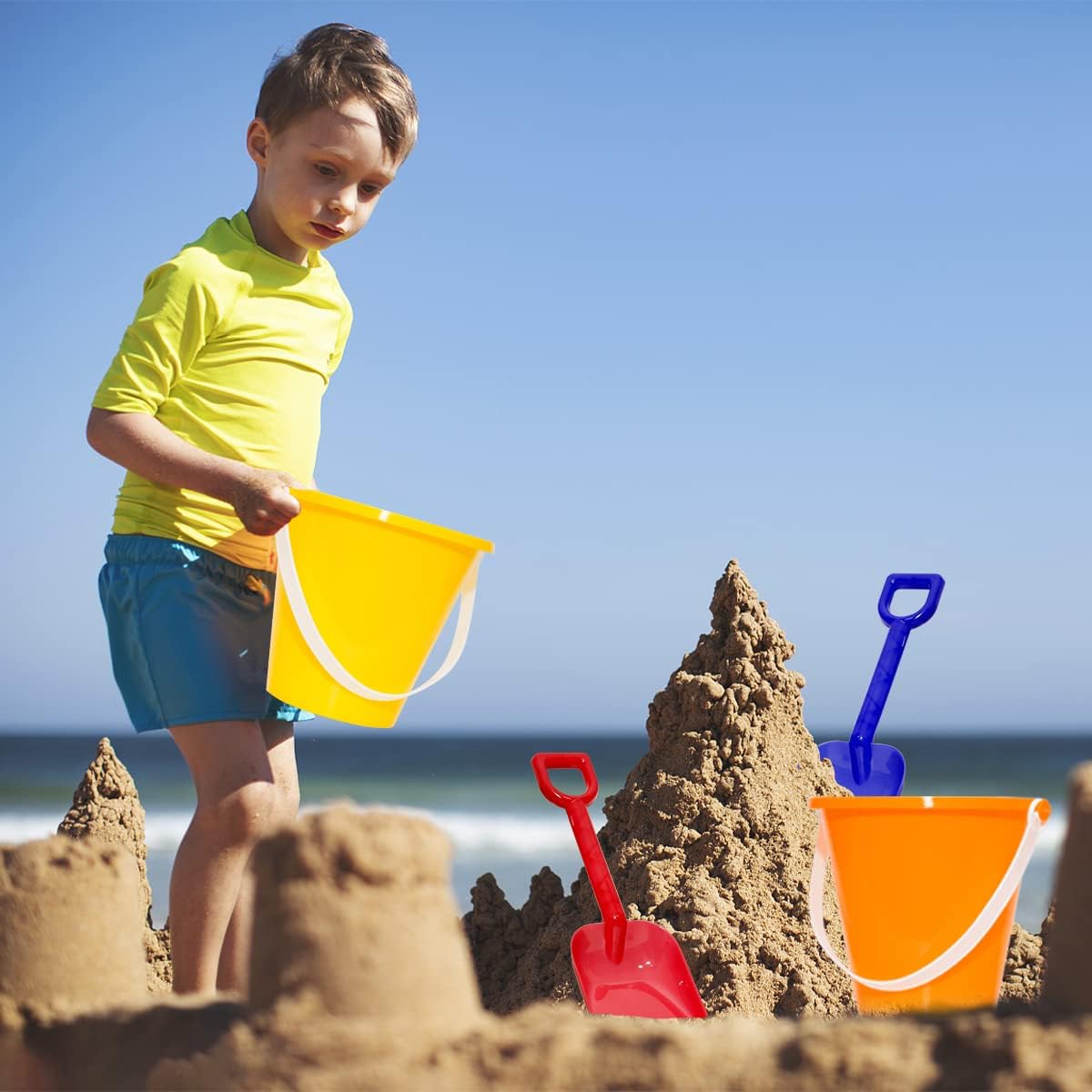 24 Set Buckets Pail with Shovels