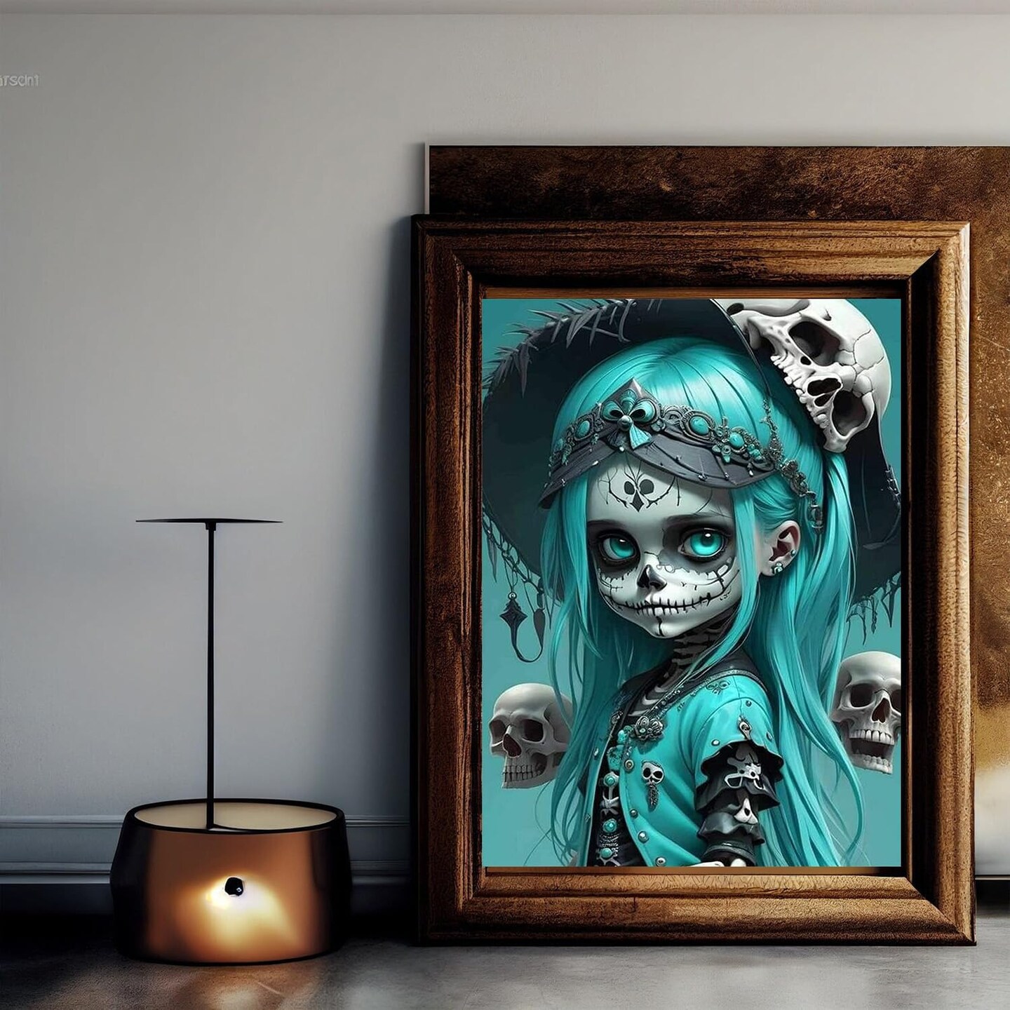 Gothic Diamond Art Painting Kits for Adults (Gothic Girl) 0.1 x 0.1 x 0.1 inches