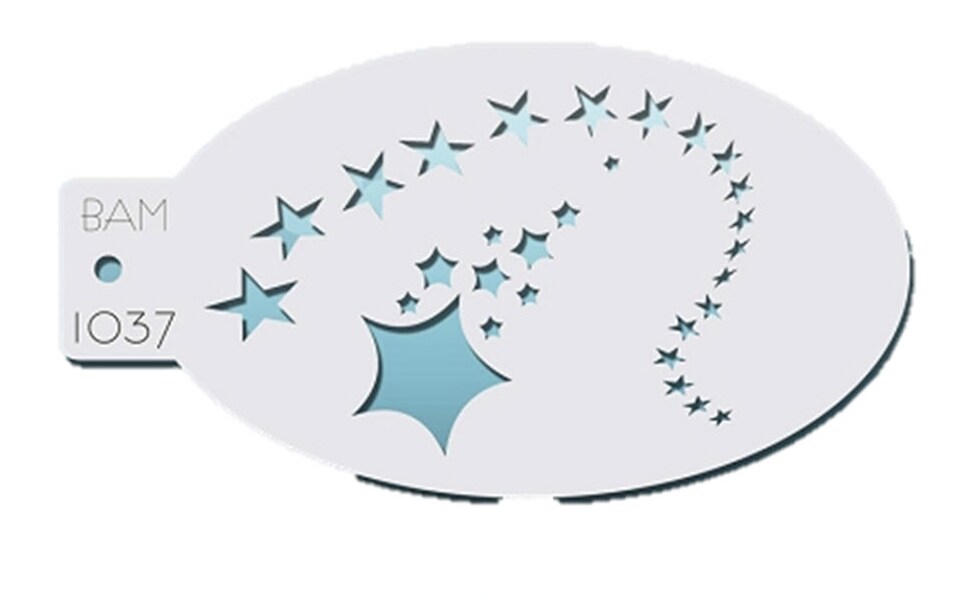 Starburst Mini Stencil Graftobian Cruelty Free Made in the USA Professional