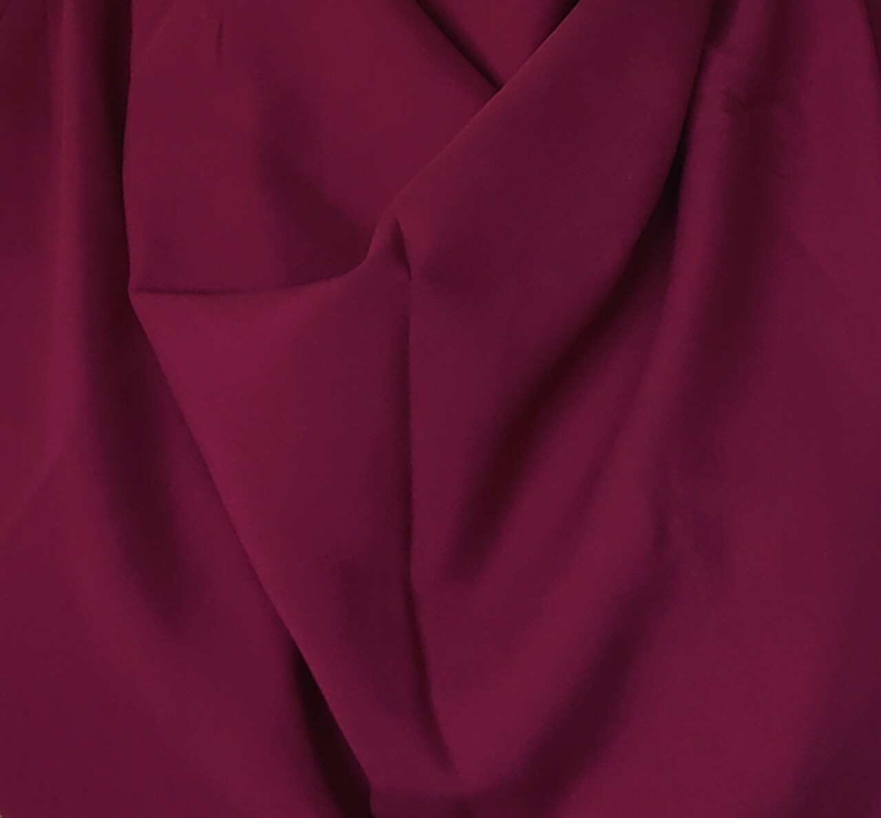 1 Yard Wine Rayon Challis Soft Lightweight Fabric for Dresses, Skirts 53/54&#x201D; Wide