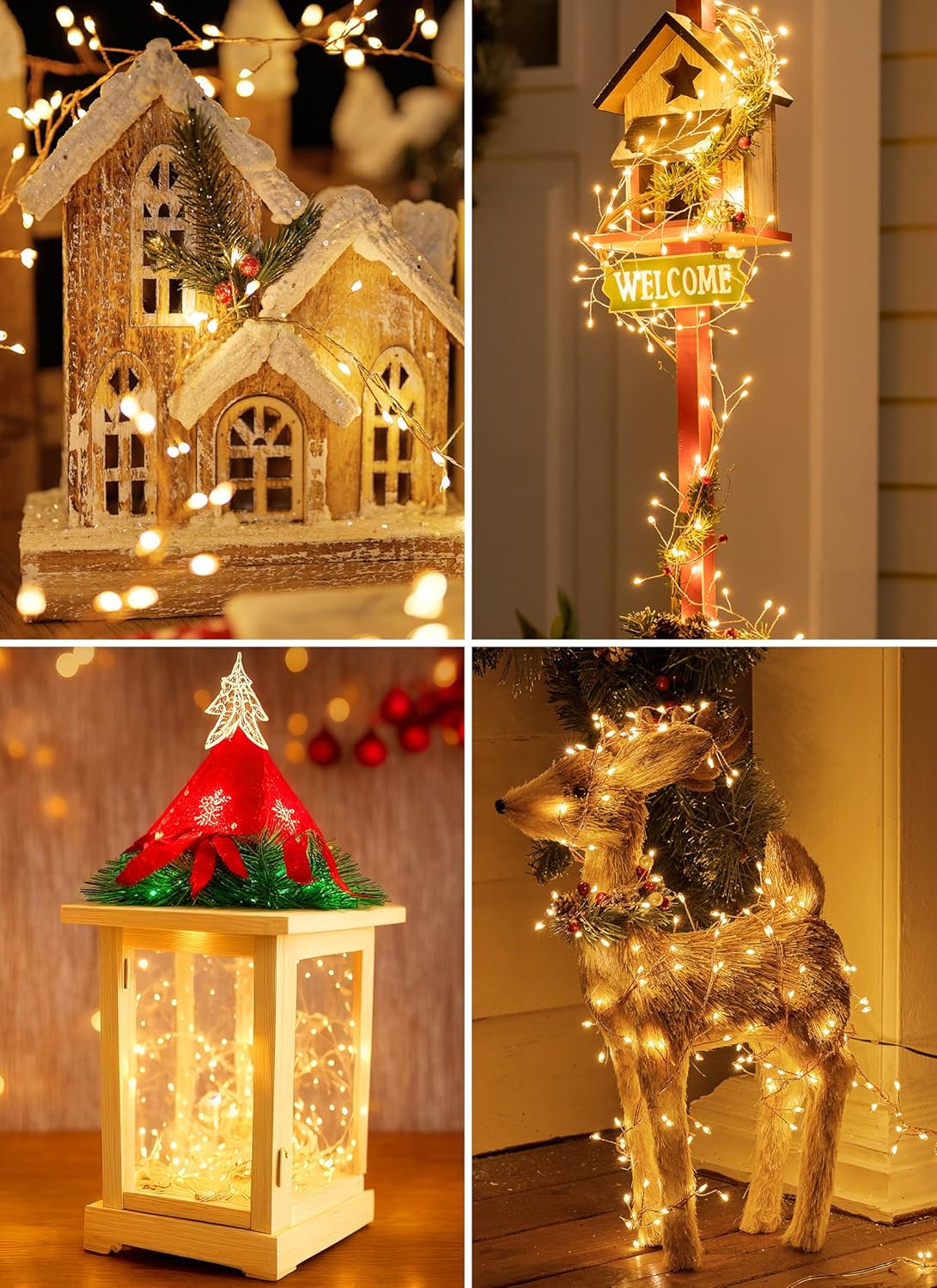 Fairy Lights Battery Operated - 10Ft 120 LED (Warm White)