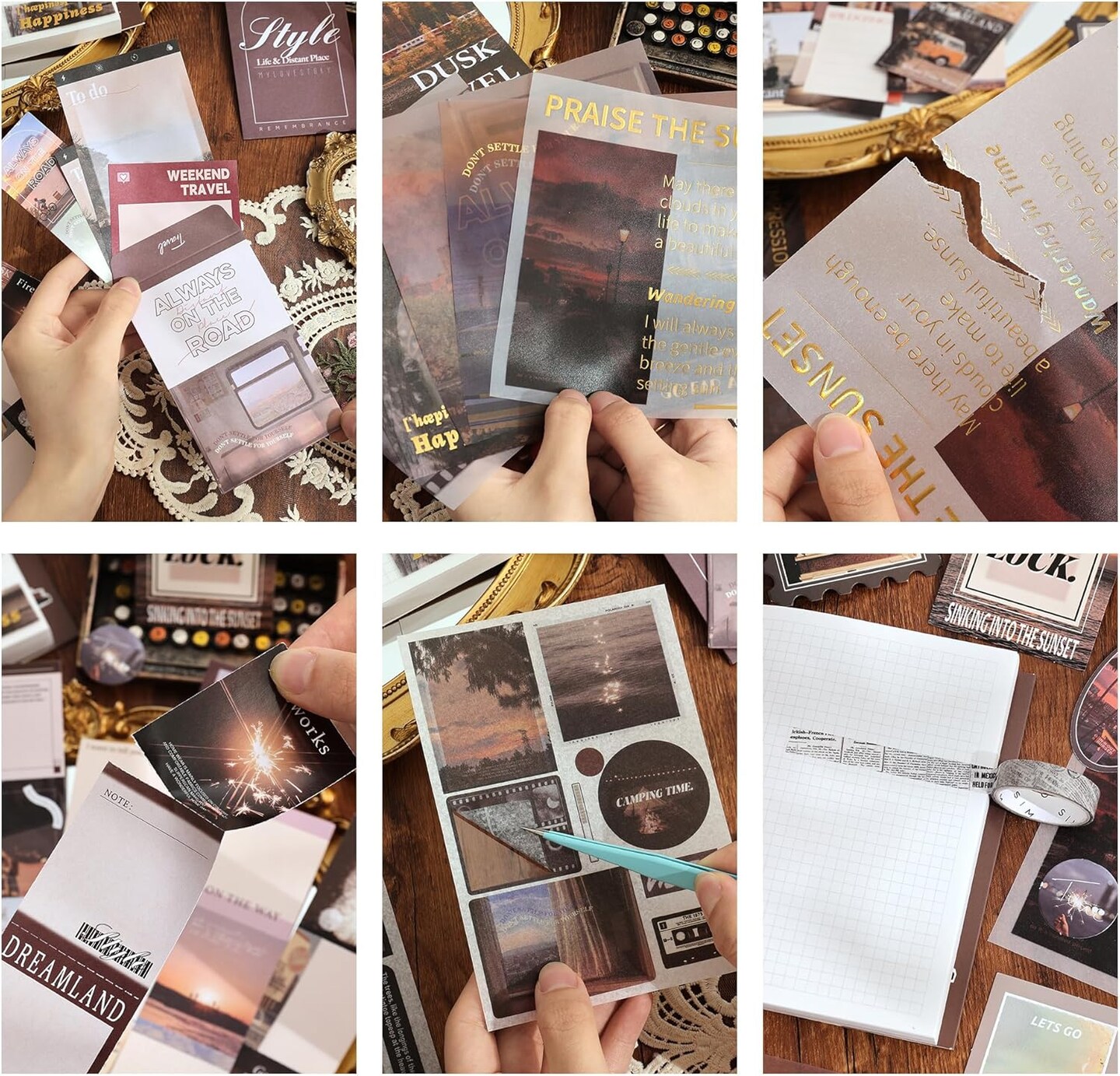 Scrapbooking Supplies Kit - Traveler