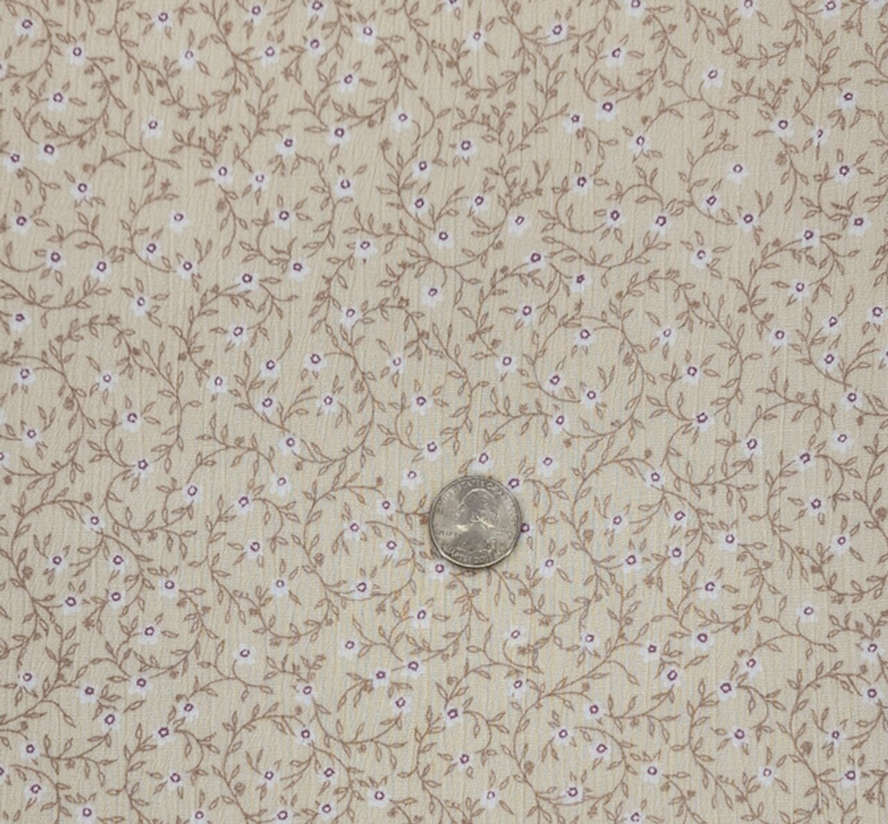 1 Yard Cream Bread Rayon Crinkle Textured Fabric for Clothing 50/52 Inch Wide