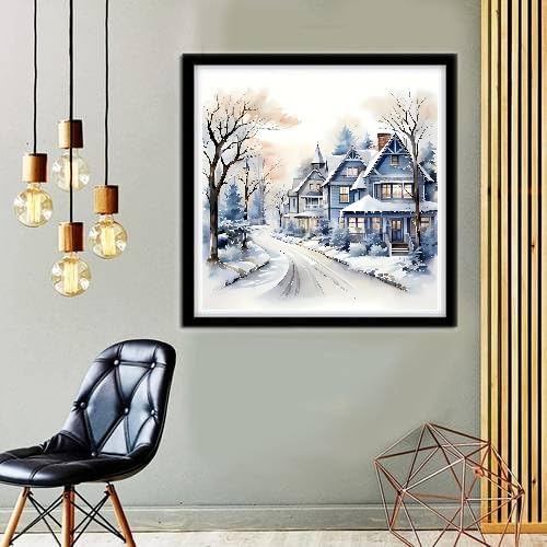 5D Winter Diamond Painting Kits for Adults Beginners (Angel Paws) 12 x 12 x 0.01 inches