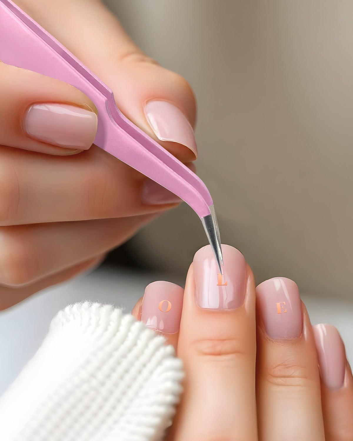 Letter Stickers 0.11inch with Tweezer Small Alphabet Decals 6 Sheets