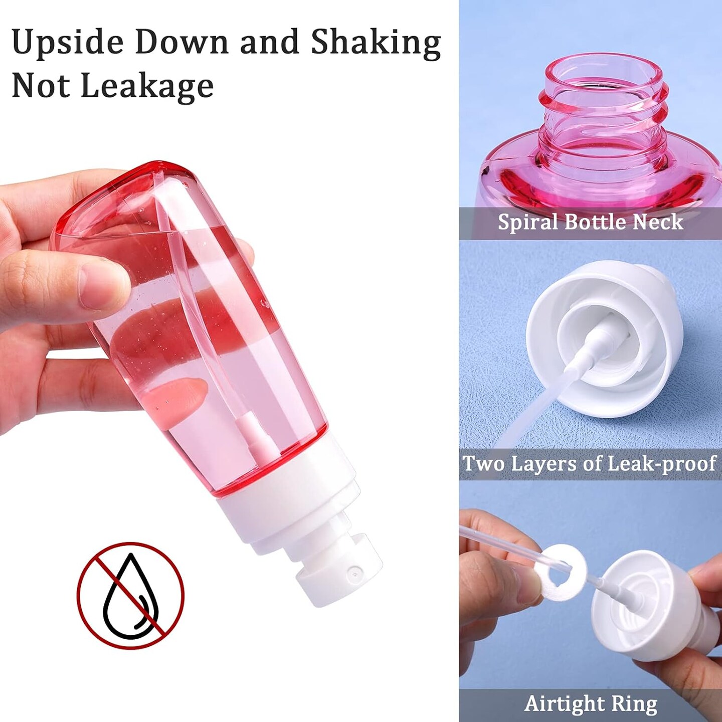 3.4oz/ 100ml Fine Mist Spray Bottle - (3color)