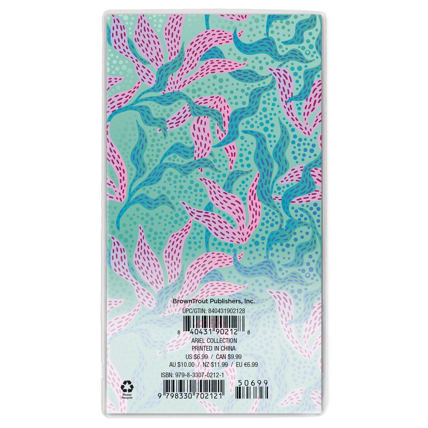 Ariel Collection | 2026-2027 3.5 x 6.5 Inch Two Year Monthly Pocket Planner Calendar