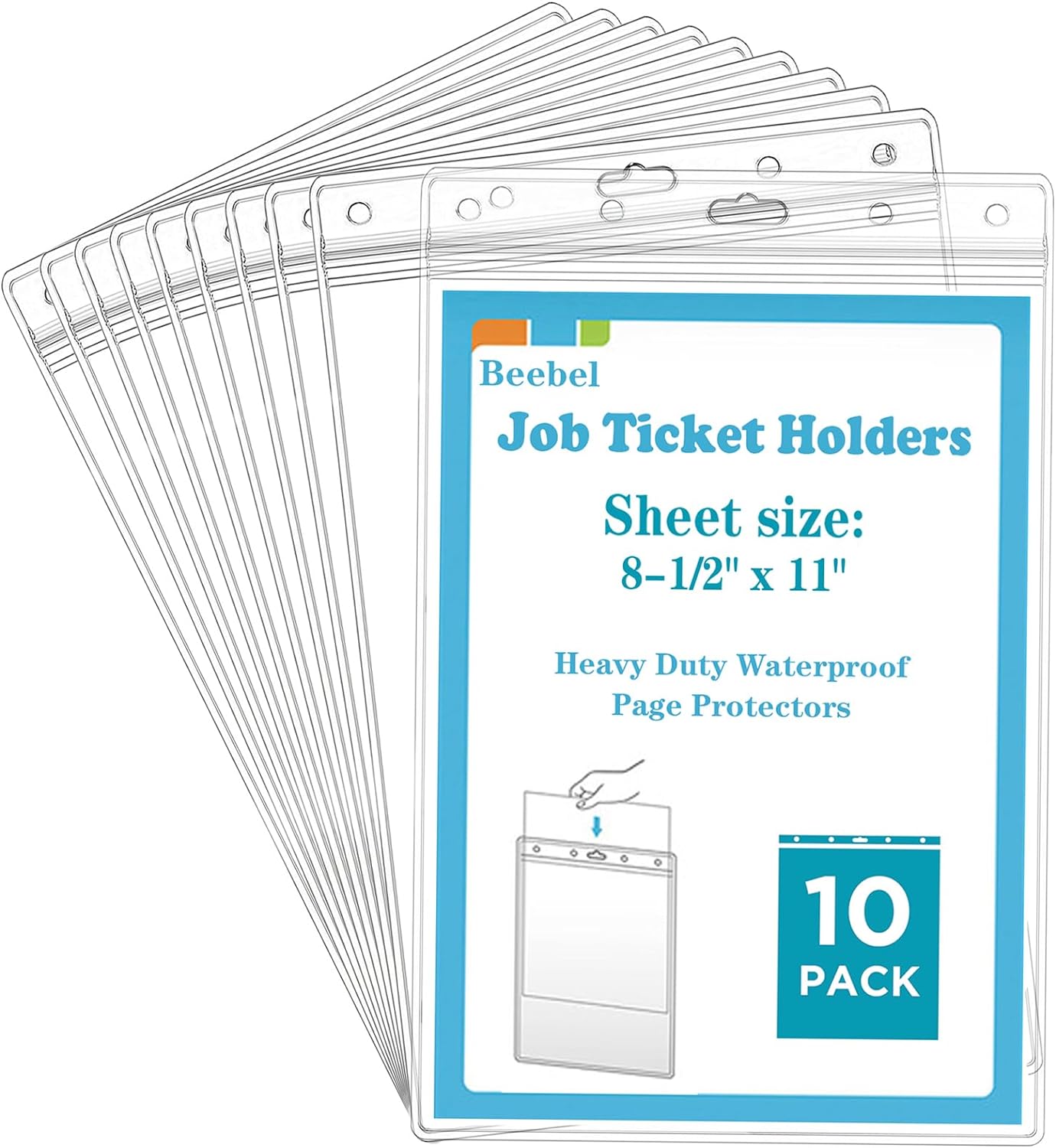 10 Pack Job Ticket Holders