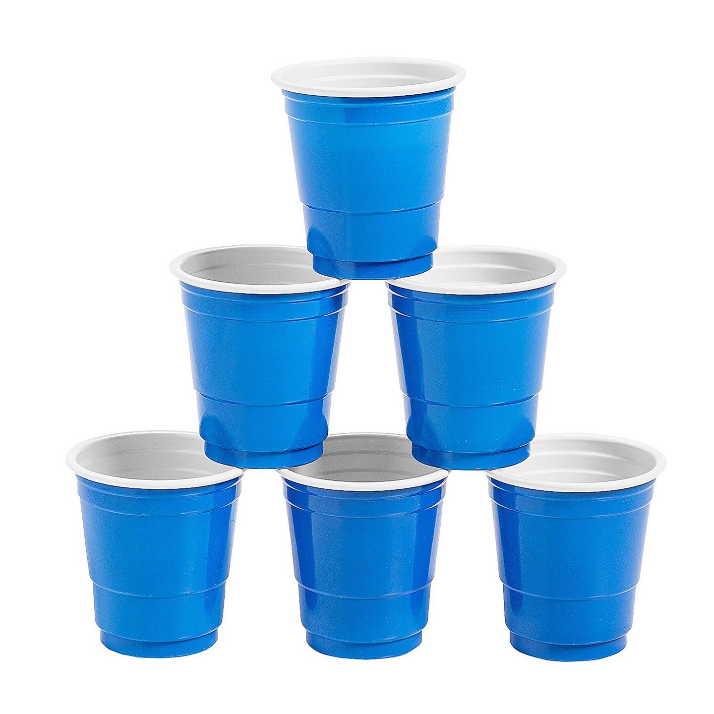 4th of July 1.5 oz. Bulk 50 Ct. Green Party Cup Disposable Plastic Shot Glasses