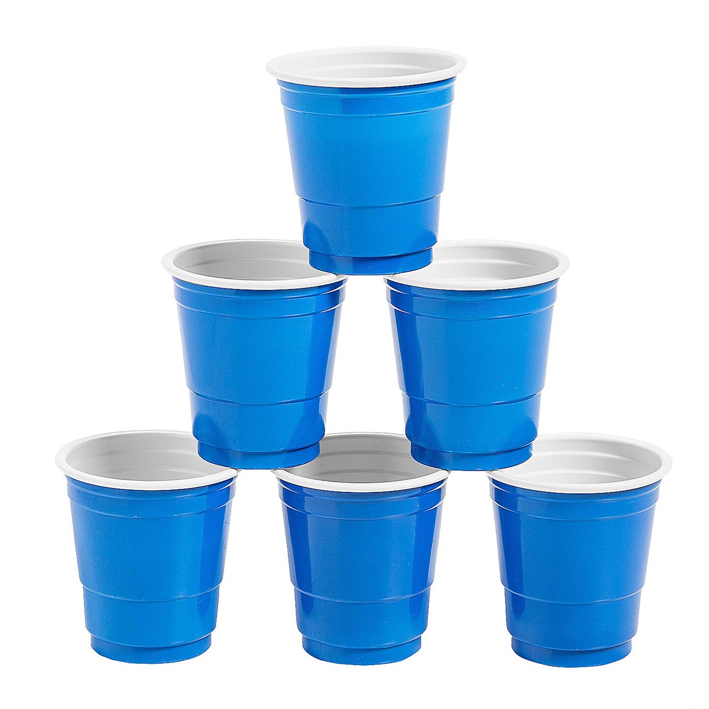 4th of July 1.5 oz Bulk 50 Ct. Disposable Plastic Shot Glasses