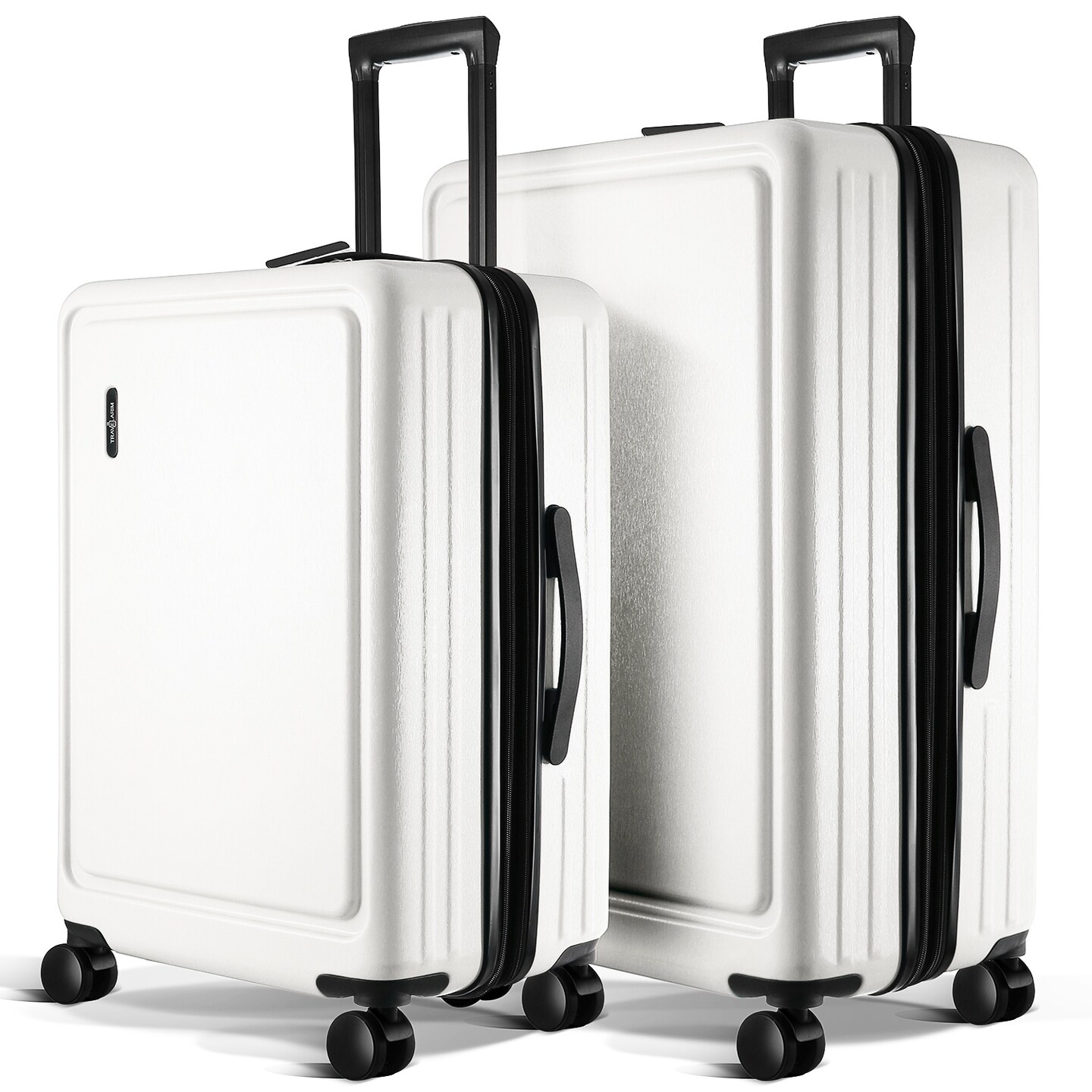 TravelArim Luggage Set, Color: White, Count: 2 pc (24-28 in