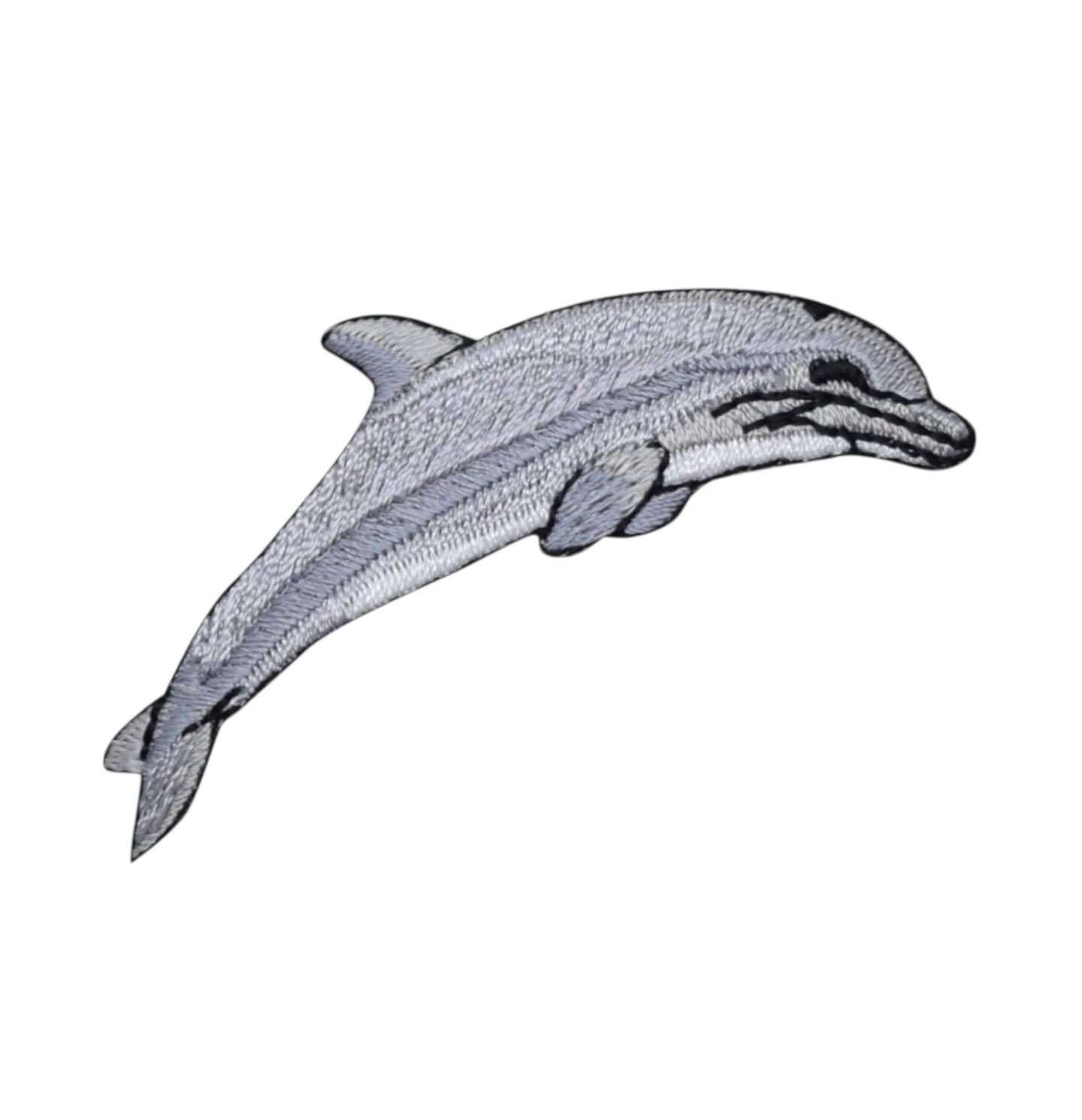 Dolphin, Marine Animals, Embroidered, Iron on Patch
