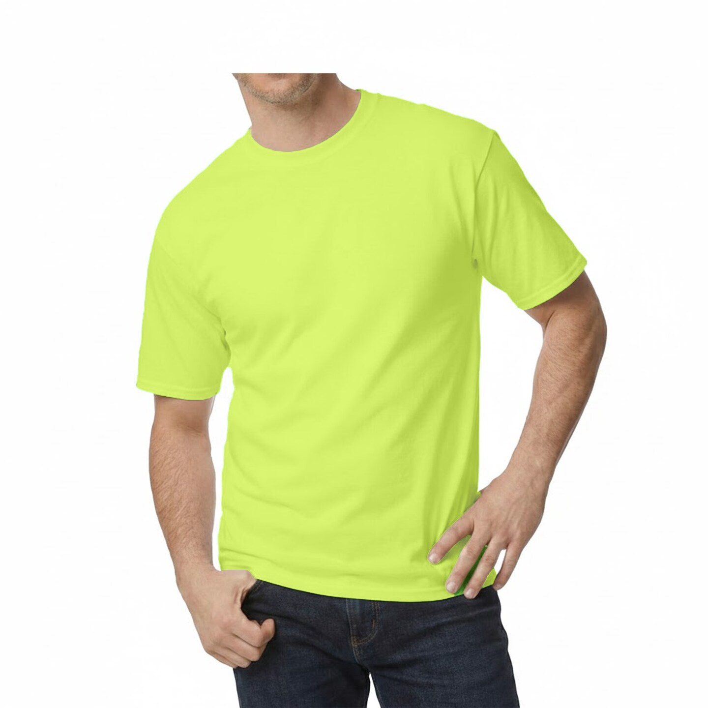Gildan Ultra Cotton Men’s Tall T-Shirt, Classic Fit Basic Tee, 6 oz. 100% Cotton