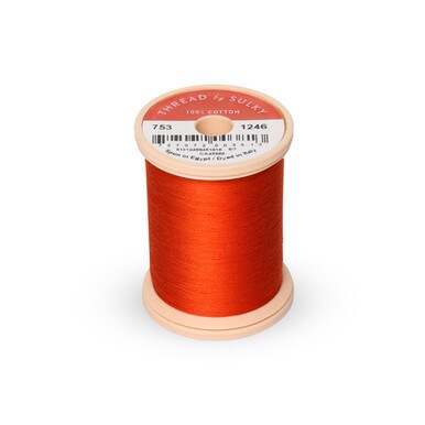 Cotton + Steel 50 Wt. Cotton Thread by Sulky - Orange Flame - 660 yd. Spool