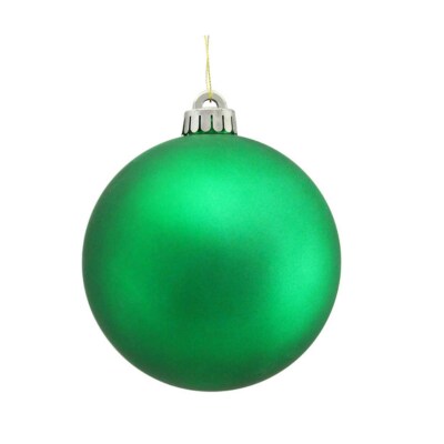 150mm Matte Green Shatterproof Christmas Ornament Ball-XH100709