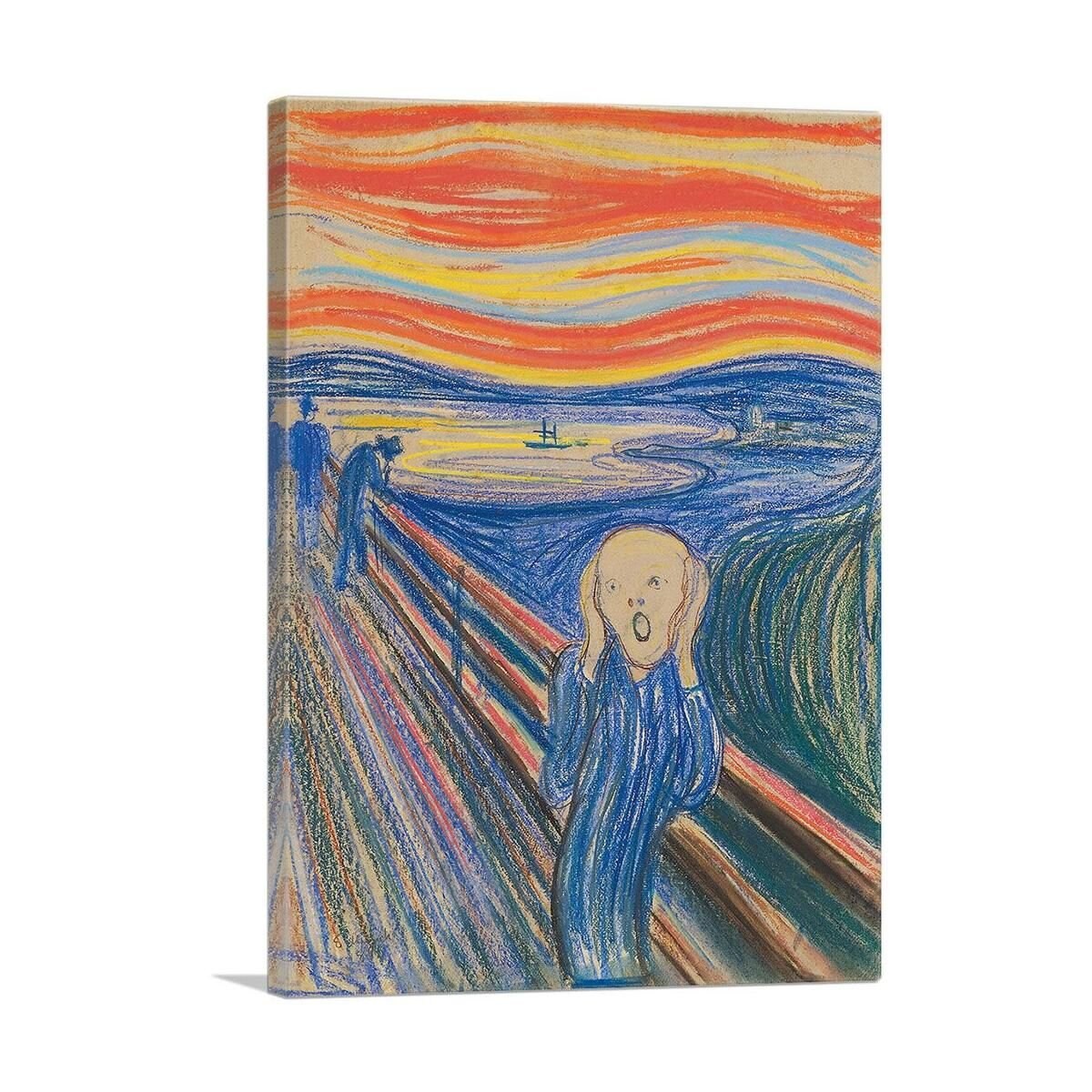 12" x 8" - The Scream 1893 and 1895 Canvas Print! | Michaels