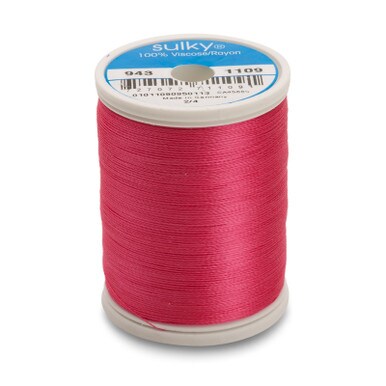 850 Florida Thread Sulky 40 Wt. Rayon Thread- Hot Pink - 850 yd. Spool | Michaels