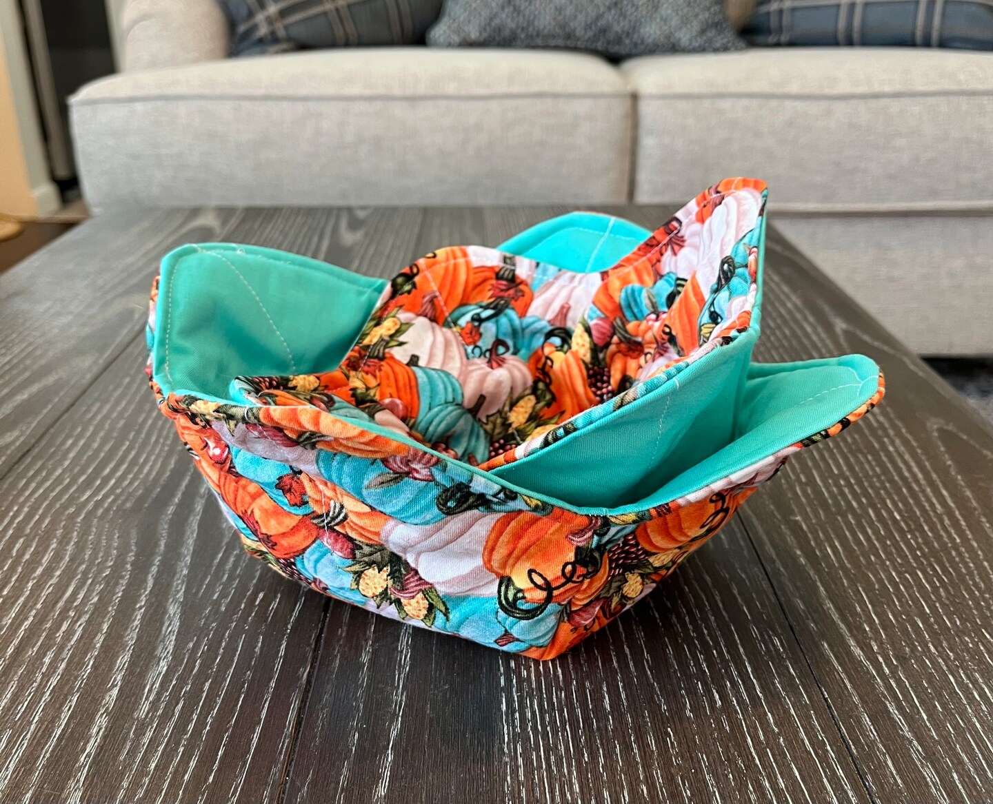 2 piece Bowl Cozy set, warmer, dish cozy, microwave pad, bowl