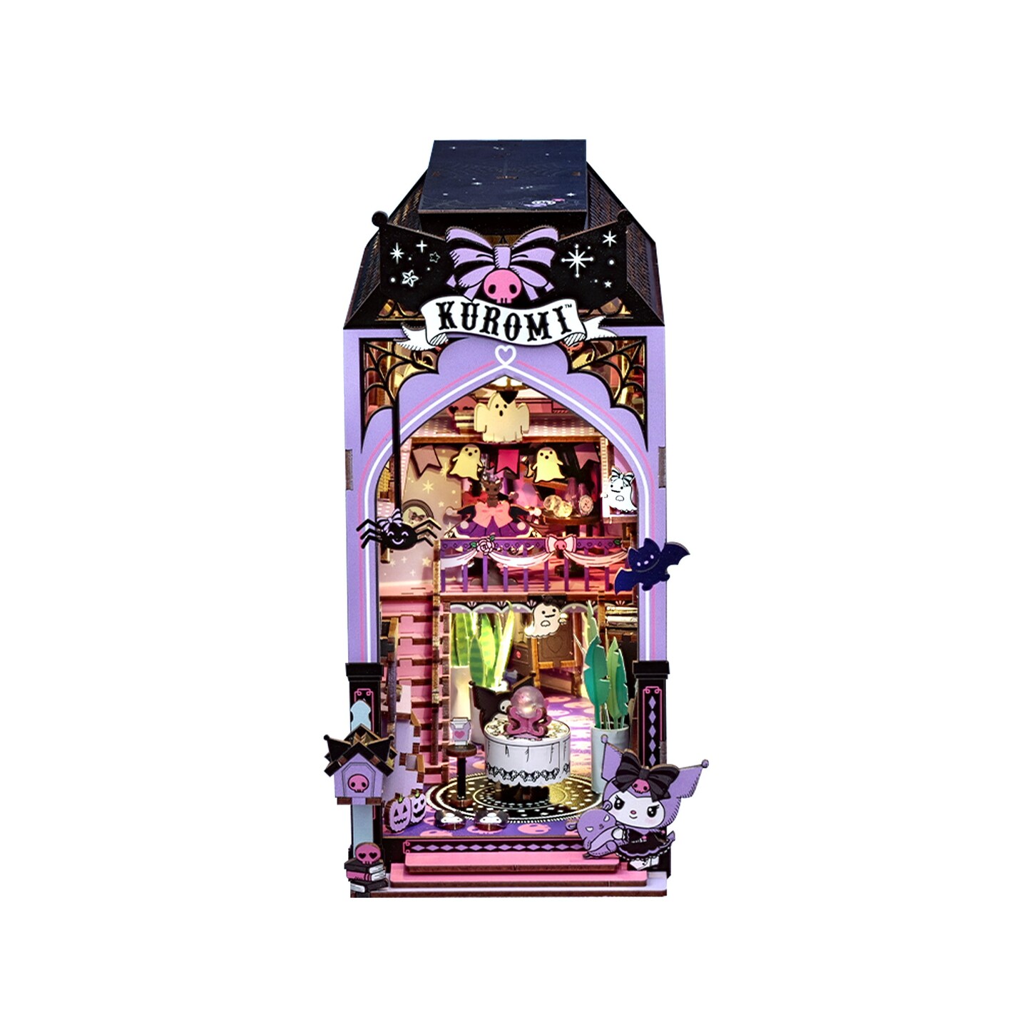 Kuromi&#x2122; Spooky House - DIY Book Nook Kit