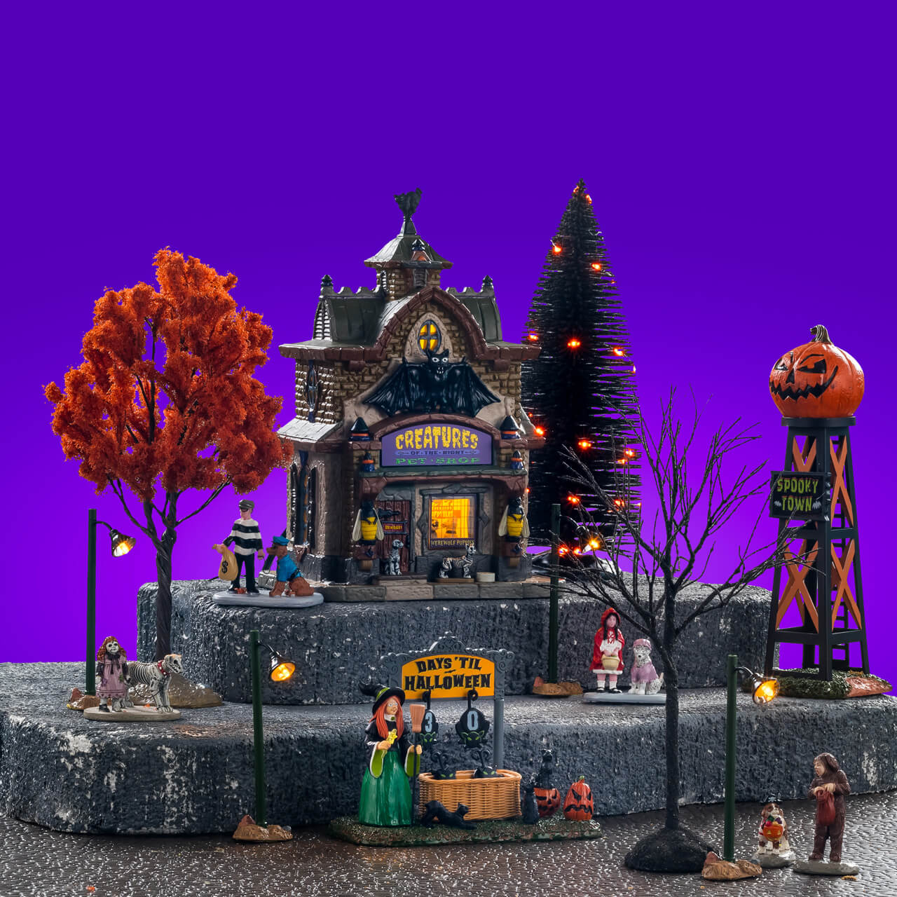 LEMAX Creatures Of The Night Pet Shop Set #56663