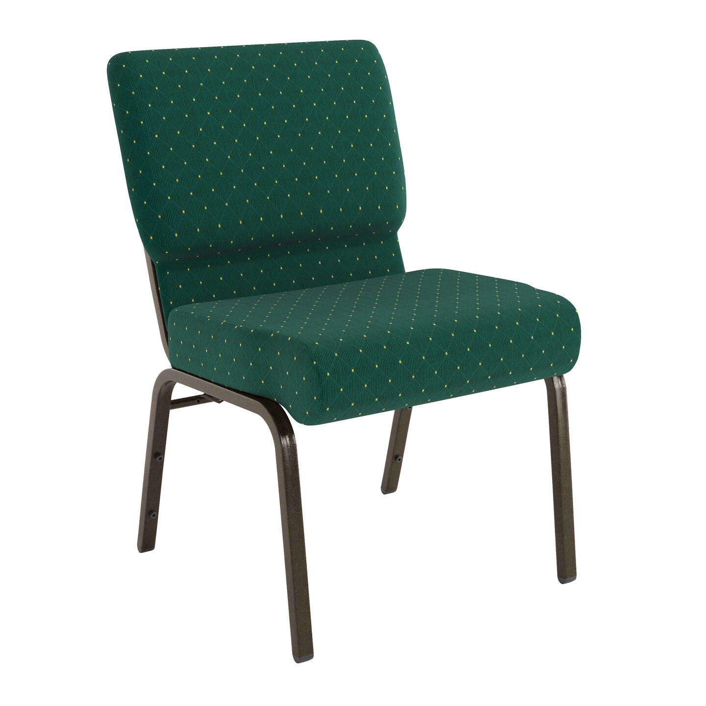Emma and Oliver 4 Pack 21''W Stacking Church Chair, Color