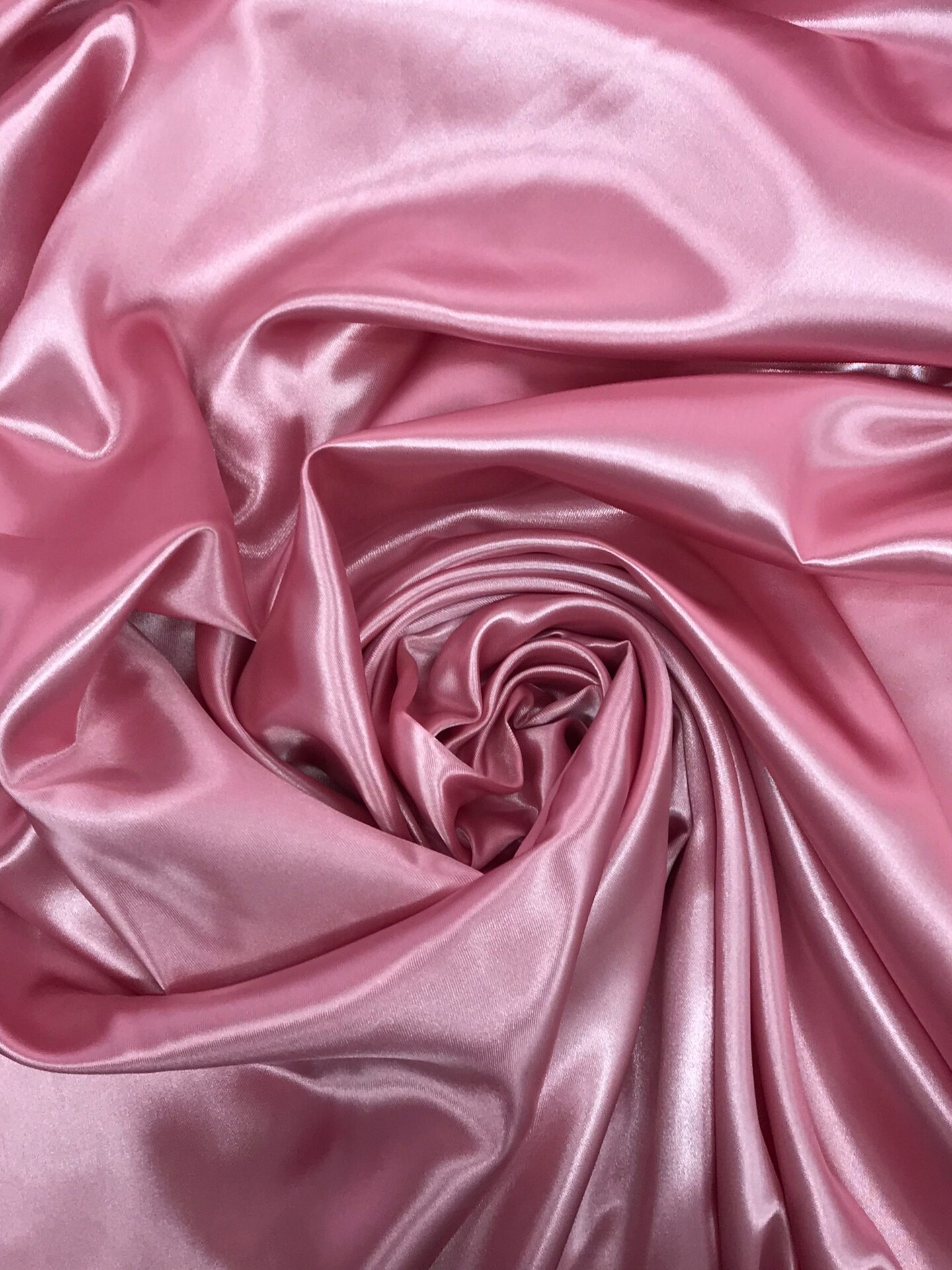 1 Yard Dusty Rose Medium Satin Fabric 100 Percent Polyester for Dresses Eveningwear and Decor 58/60 Inches Wide