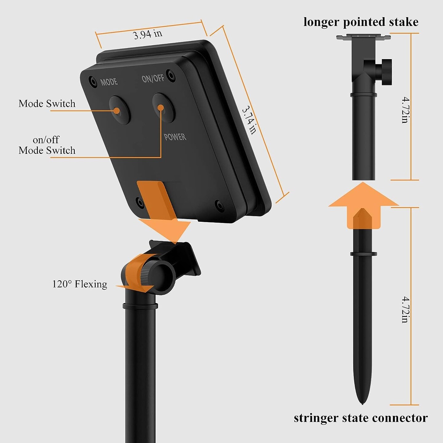 2 Pack Solar String Lights Outdoor, 200 LED Extra-Long 72FT Solar Powered Lights with 8 Lighting Modes, Waterproof Outdoor Lighting Decoration for Garden, Patio, Balcony, Xmas, Wedding, Party