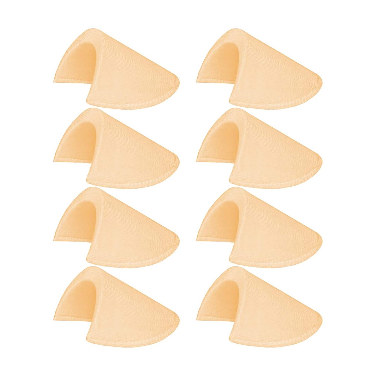 X-Small 1/2&#x22; Fashion Foam Shoulder Pads Pair for Blazer Suit Jacket Padding Nude Color