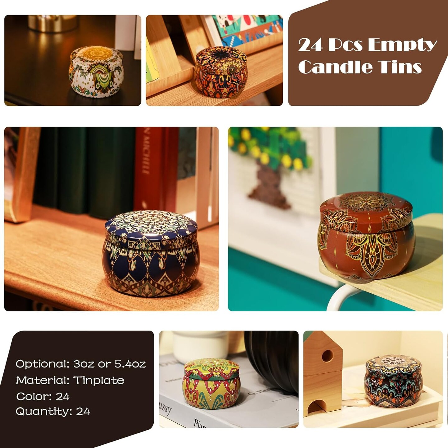 Simple Candle Making Kit with Empty Jars