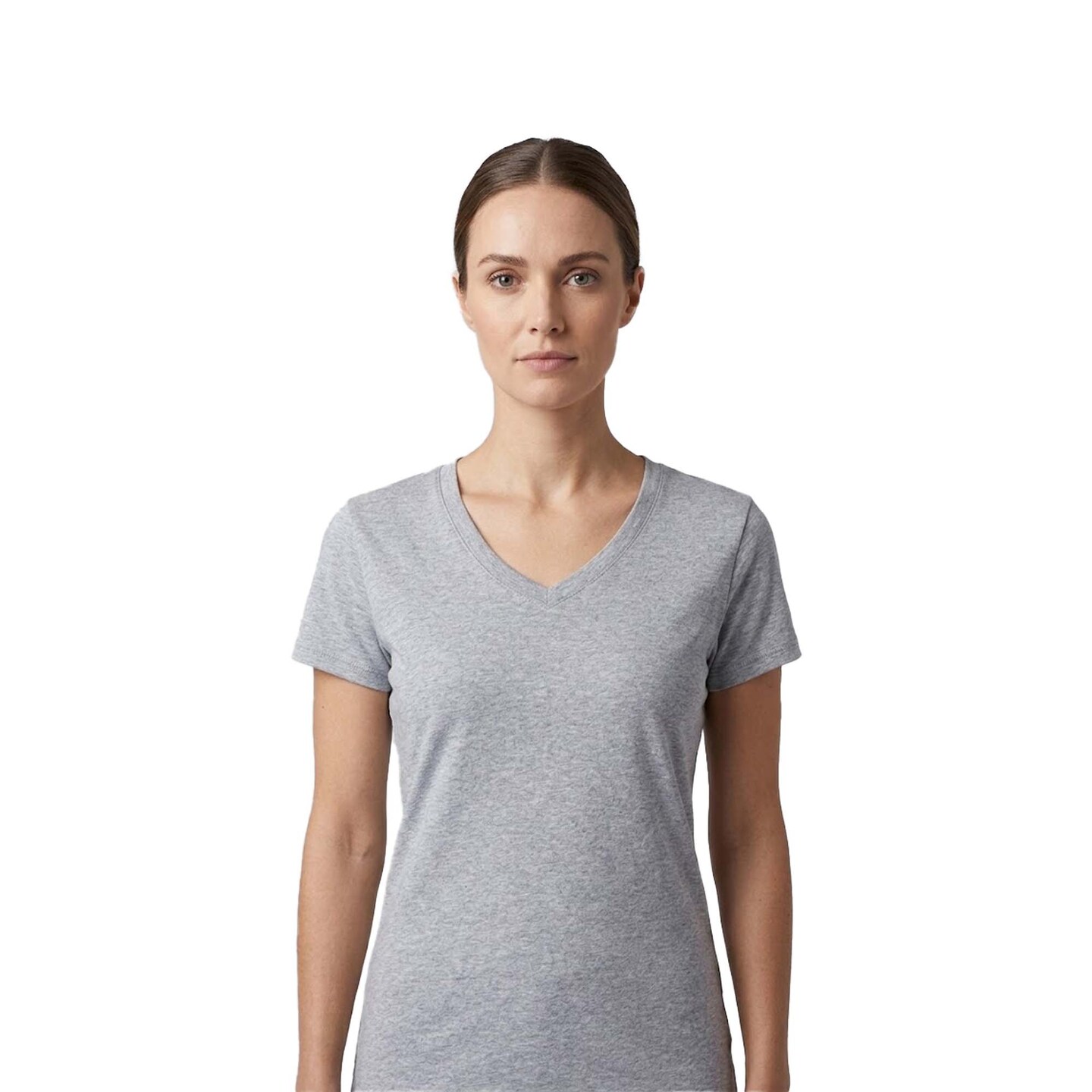 Gildan Women’s Heavy Cotton V-Neck T-Shirt – Blank Craft Tee for Cricut, Painting & Custom DIY Projects