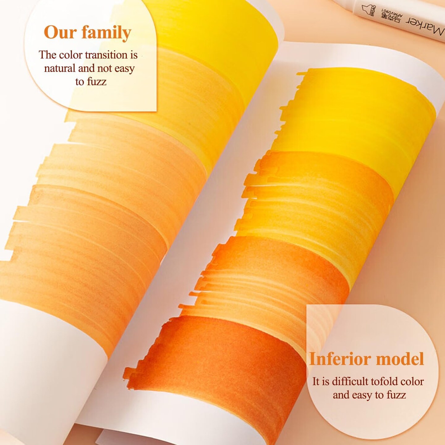 60-Color Dual-Tip Alcohol Marker Set – Includes Storage Case, Ideal for Sketching & Holiday Gifts