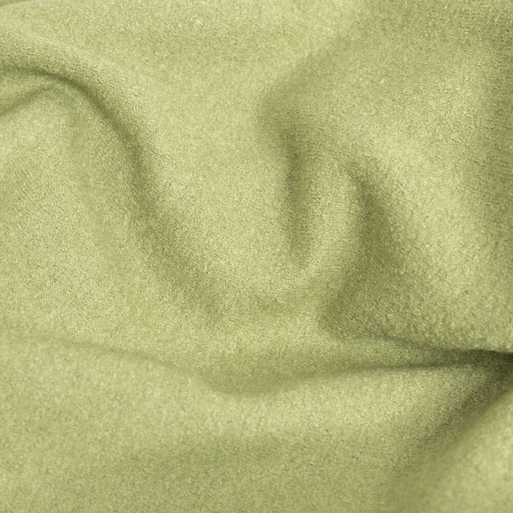 1 Yard Boiled Wool Coating Fabric - Grass Green - Ketil Collection
