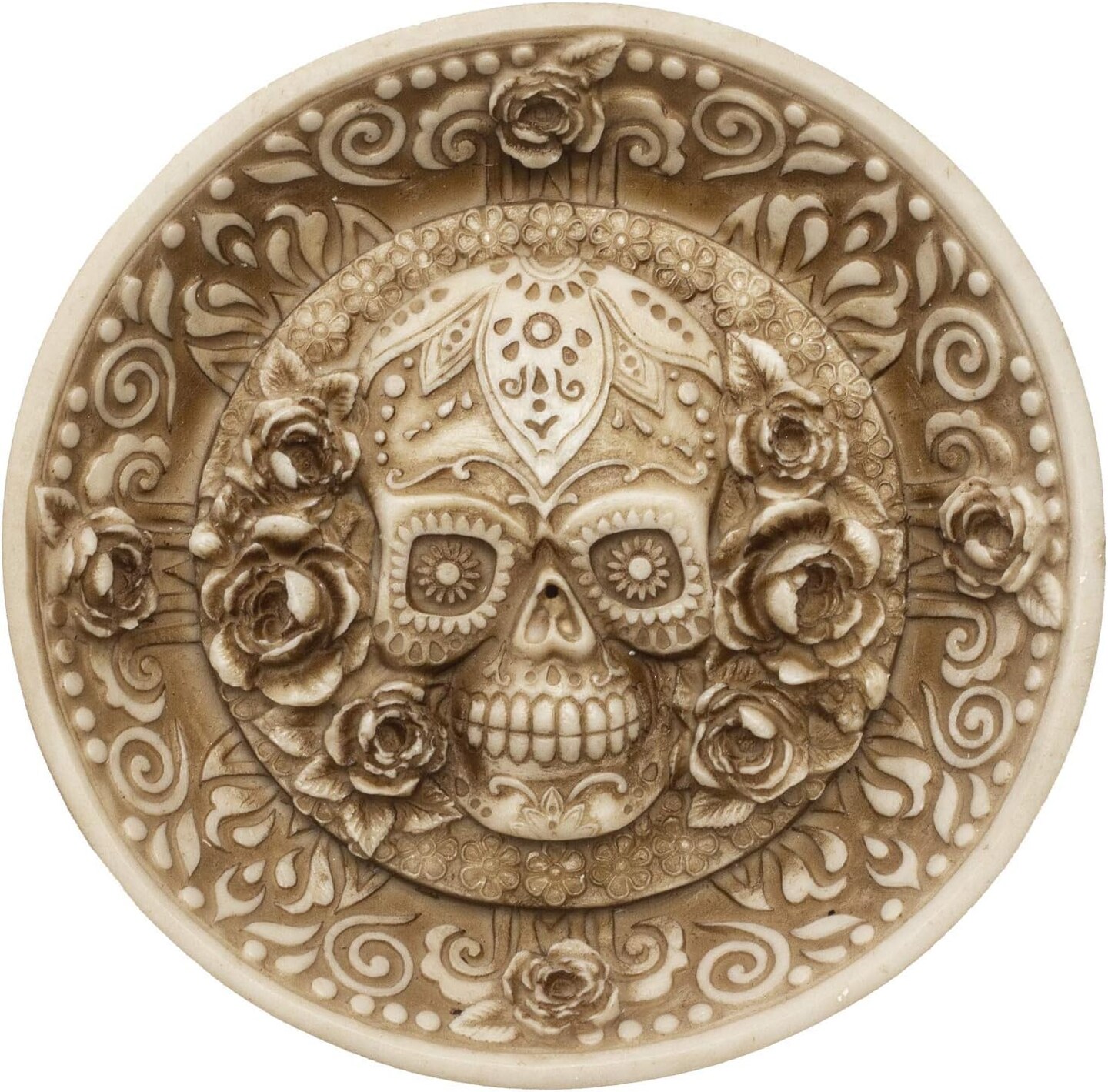 Day of The Dead Sugar Skull Burner Dish