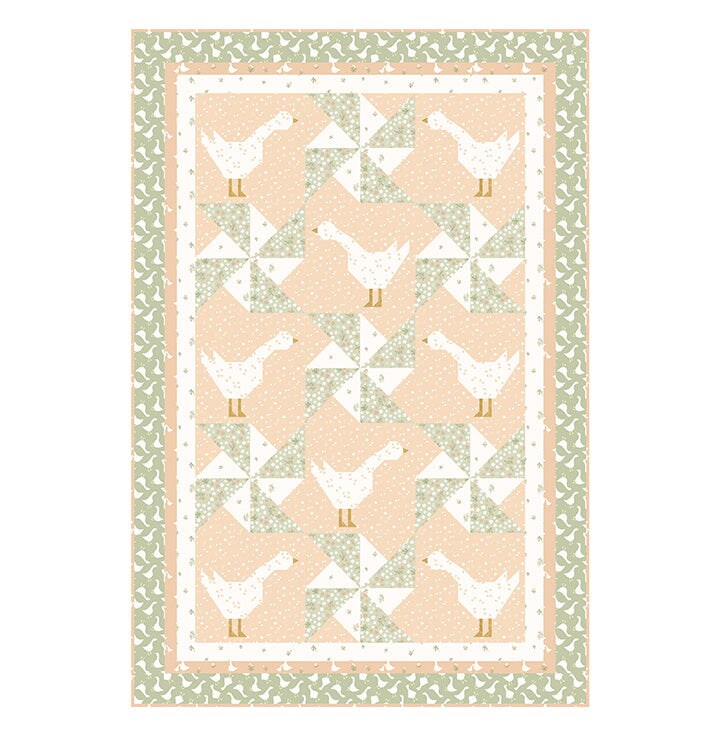 Northcott Fabrics Silly Goose 37x55" Quilting Pattern PTN3447