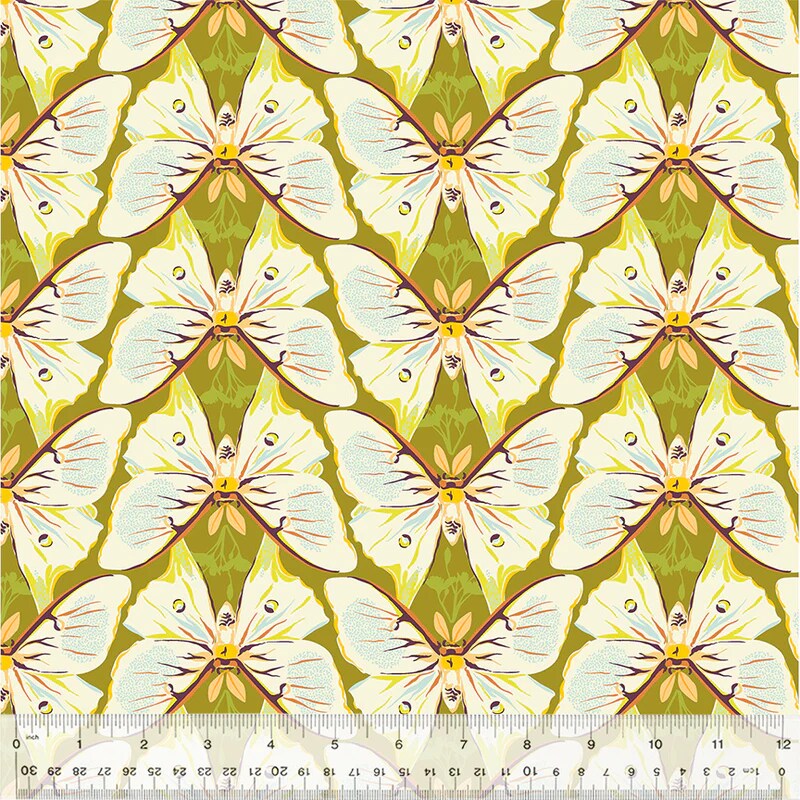 Fabric Windham Spring Luna Insectarium by the Quarter Yard 54653-5