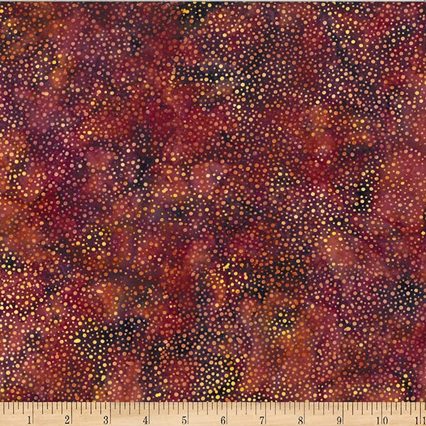 Fabric Hoffman September Bali Hand Painted Dots Batiks by the Quarter Yard 885-594