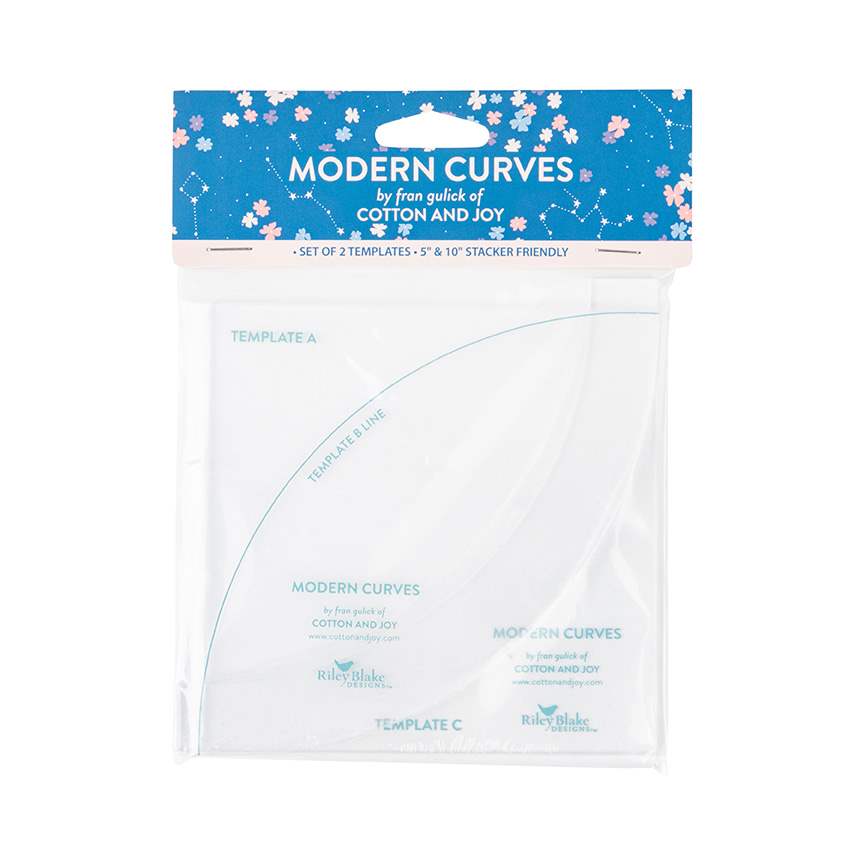 Riley Blake Designs Fran Gulick Modern Curves Template Set STT-31846