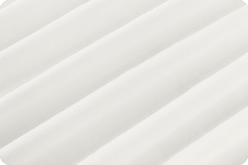Fabric Shannon White 90" Extra Wide Solid Cuddle 3 by the Quarter Yard C390-WHITE