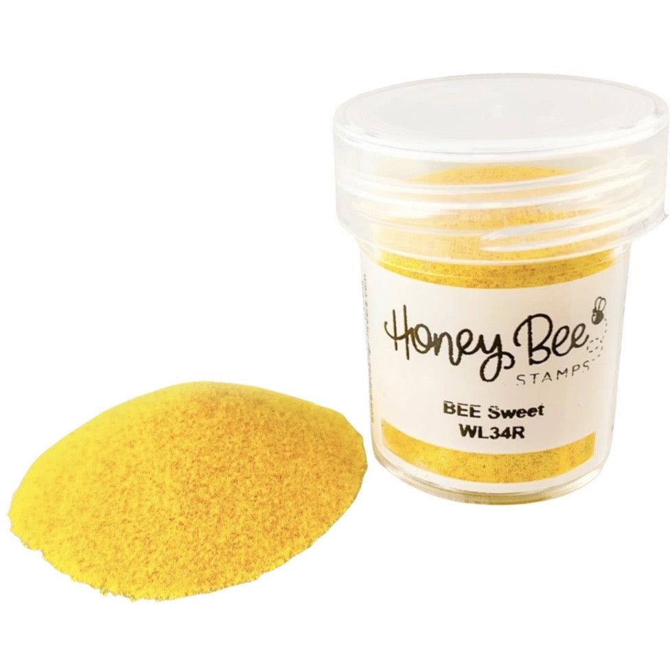 WOW! Yellow Glitter Embossing Powder by Honey Bee Stamps - BEE Sweet