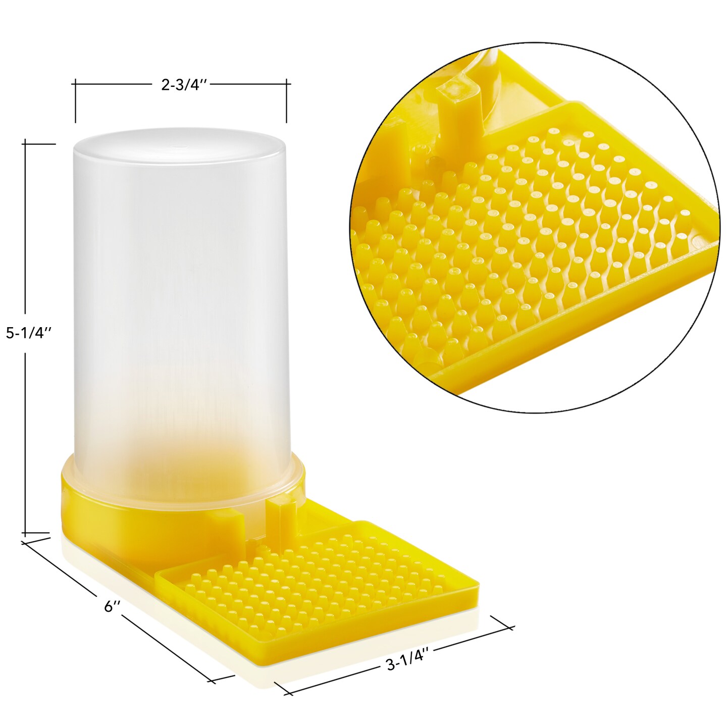 Honey Keeper 2-Pack Beehive Water Dispenser, Bee Hive Entrance Feeder Beekeeping Tool