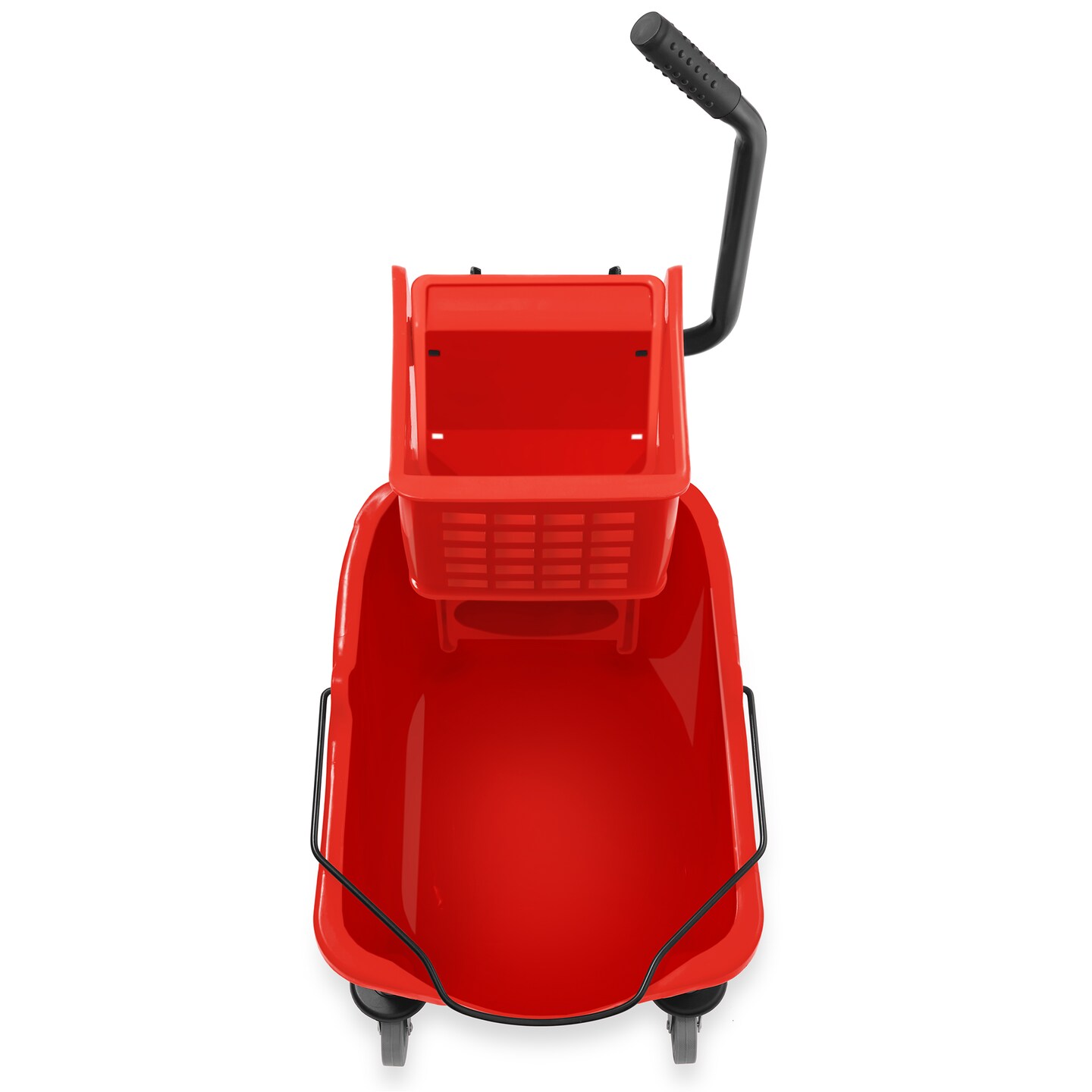 Dryser Commercial Side Press Wringer Combo Mop Bucket, 33 Quart