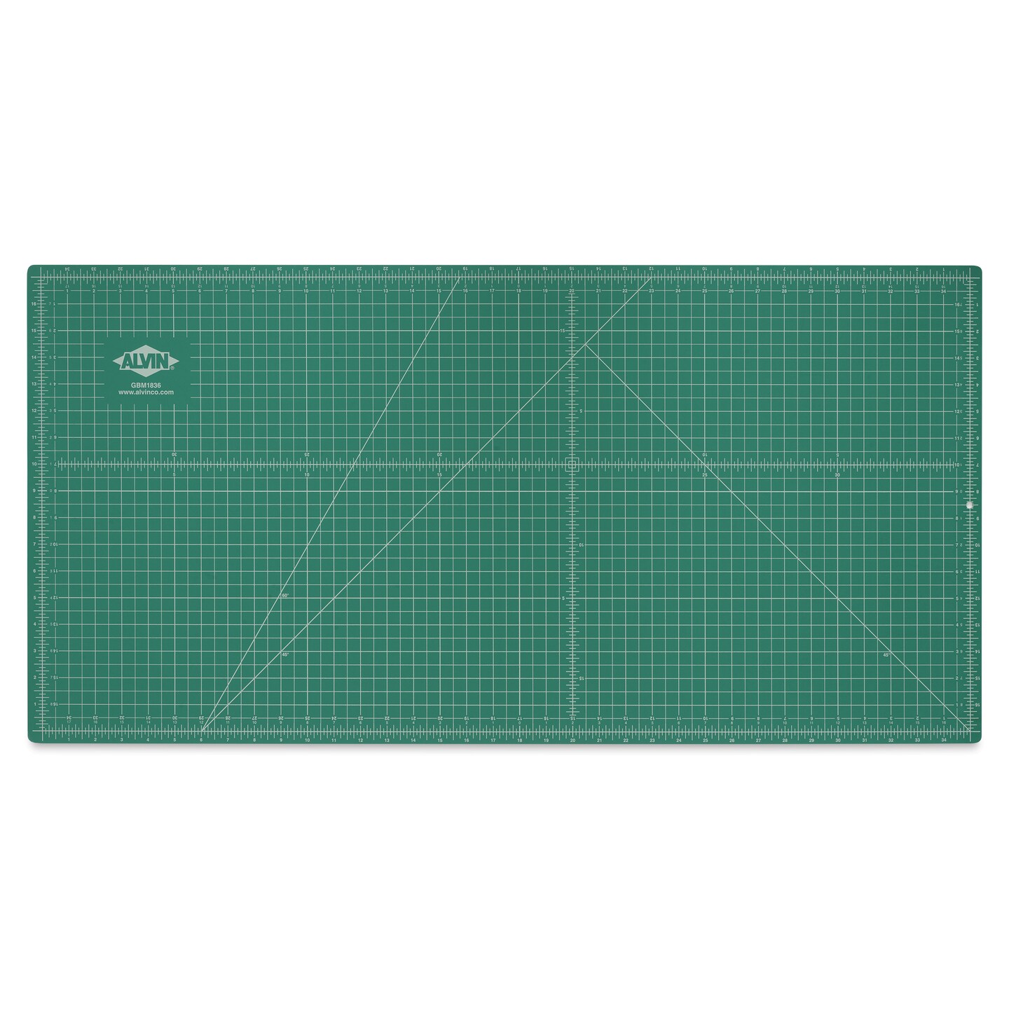 Alvin Cutting Mat - 18&#x22; x 36&#x22;, Green/Black